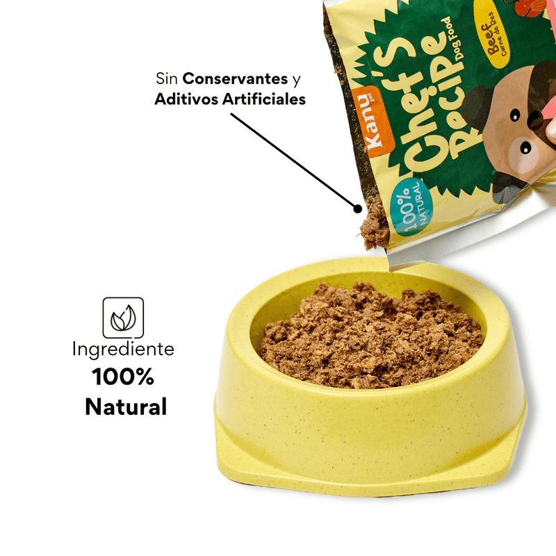 Alimento Completo Húmedo Kanu Pet Chefs Recipe para perros sabor a Carne 300 Gr - {{ Kanu Pet }}