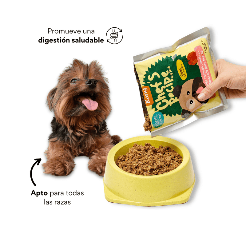Alimento Completo Húmedo Kanu Pet Chefs Recipe para perros sabor a Carne 300 Gr - {{ Kanu Pet }}