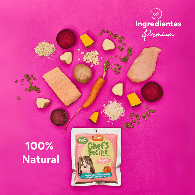 Alimento Completo Húmedo Salmón Kanu Pet Chef´s Recipe para Perros x 300 g - {{ Kanu Pet }}