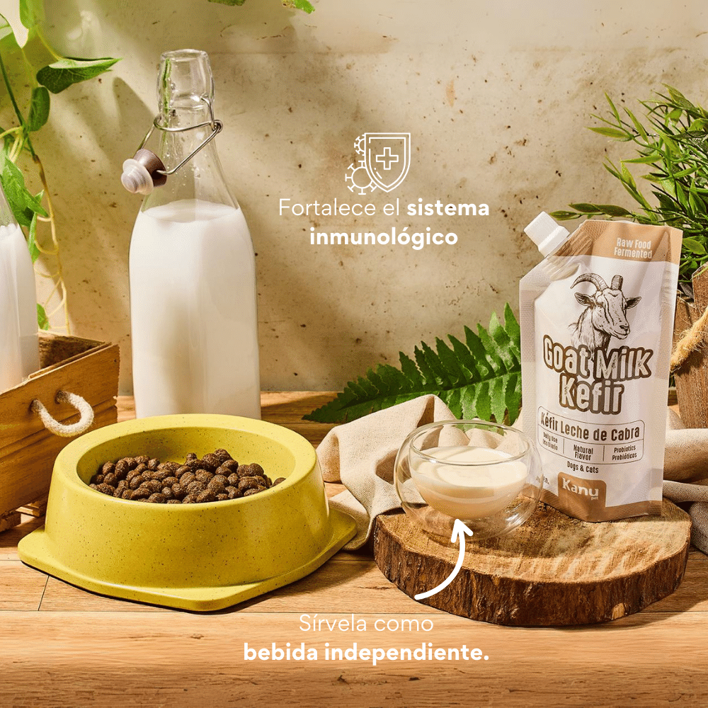 Suplemento Kéfir de Leche de Cabra Kanu Pet para Perro y Gato Sabor 100% Natural - {{ Kanu Pet }}