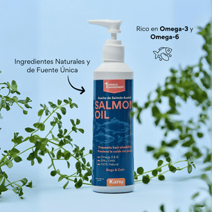 Suplemento Aceite de Salmón Kanu Pet para perro y gato. Omega 3 y 6 - {{ Kanu Pet }}