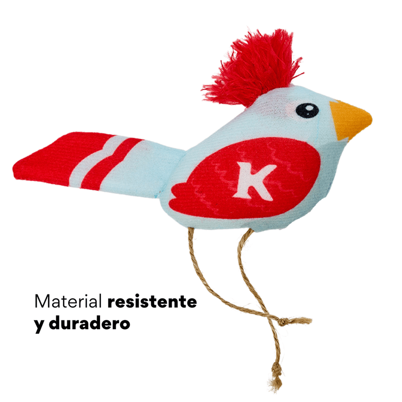 Juguete de Peluche Pájaro Azul con Catnip Kanu Pet para Gato - {{ Kanu Pet }}