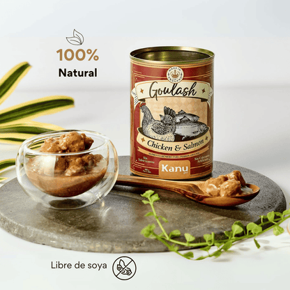 Alimento Húmedo Goulash Pollo y Salmón Kanu Pet para perro adulto x 400 g - {{ Kanu Pet }}