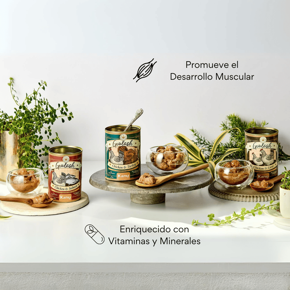 Alimento Húmedo Goulash Pollo y Salmón Kanu Pet para perro adulto x 400 g - {{ Kanu Pet }}