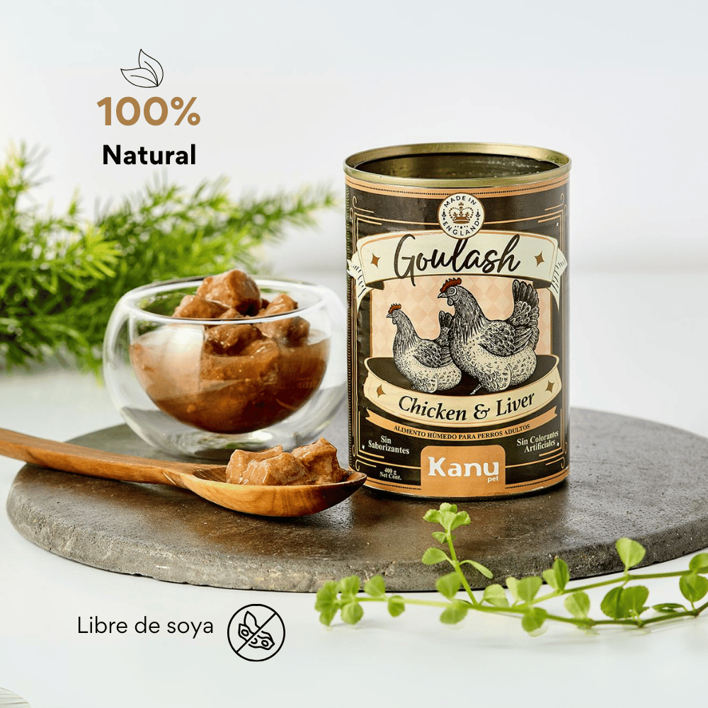 Alimento Húmedo Goulash Pollo Hígado Kanu Pet para perro adulto x 400 g - {{ Kanu Pet }}