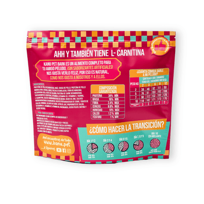 Alimento Seco Kanu Pet Bark Small Bites para Cachorros de Razas Pequeñas Pollo - {{ Kanu Pet }}