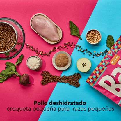 Alimento Seco Kanu Pet Bark Small Bites para Cachorros de Razas Pequeñas Pollo - {{ Kanu Pet }}