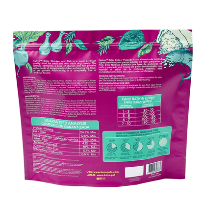Alimento seco para perro adulto Nativo Small Bites Pollo Kanu Pet x 2 Kg - {{ Kanu Pet }}
