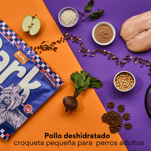 Alimento seco Kanu Pet Bark Small Bites para adulto razas pequeñas sabor a Pollo - {{ Kanu Pet }}