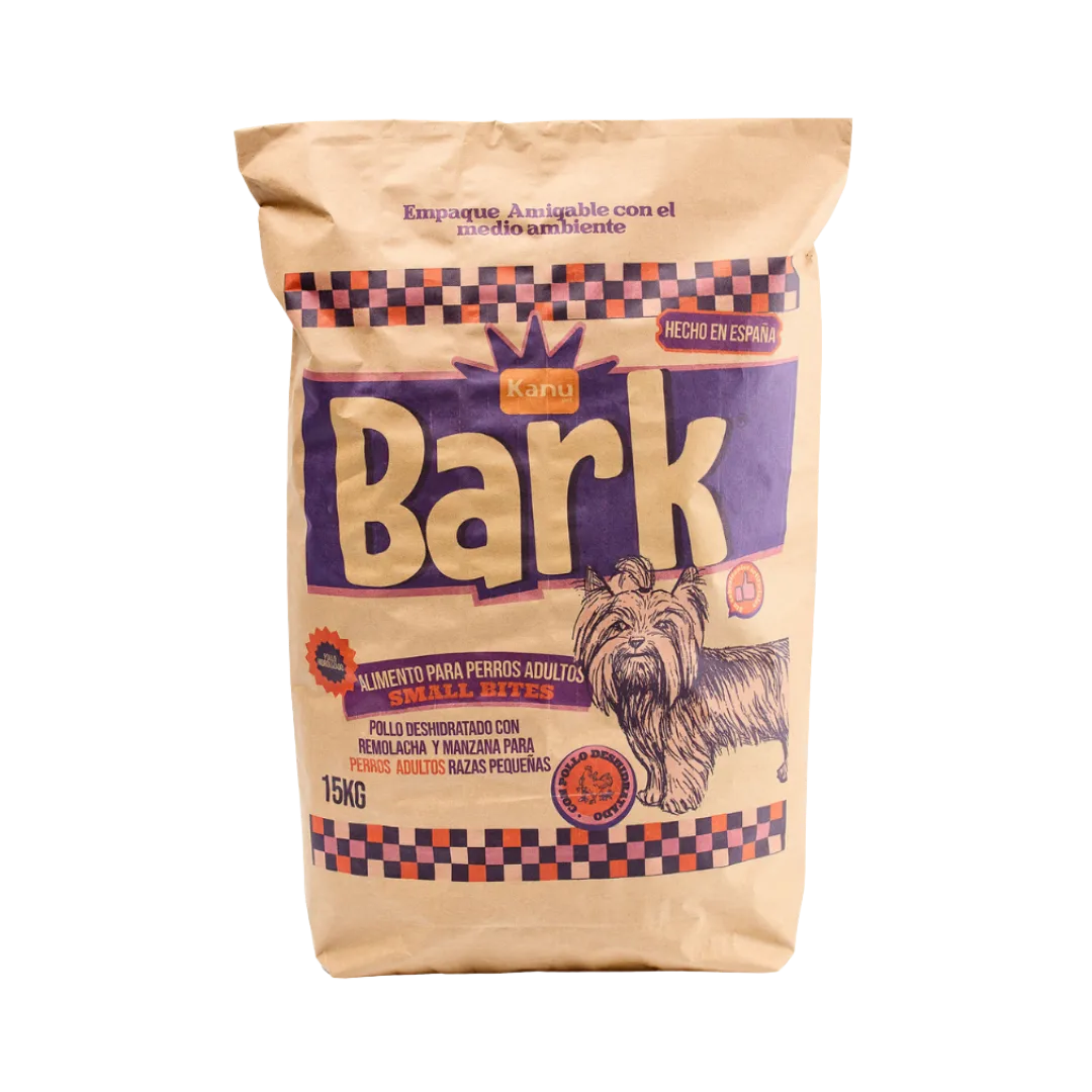 Alimento seco Kanu Pet Bark Small Bites Kanu Pet para adulto razas pequeñas con Pollo