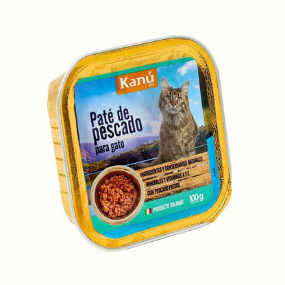 Pate de pescado Gato Kanu Pet x 100 GR