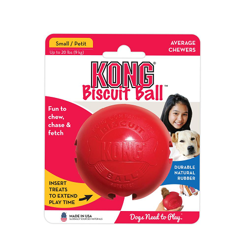 Pelota caucho kong porta pasab para perro