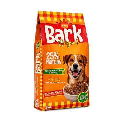 Alimento Seco Bark Original Pollo Kanu Pet para Perros Adulto todas las Razas
