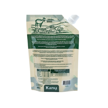 Suplemento Kéfir de Leche de Cabra Kanu Pet para Perro y Gato Arándanos 100% Natural