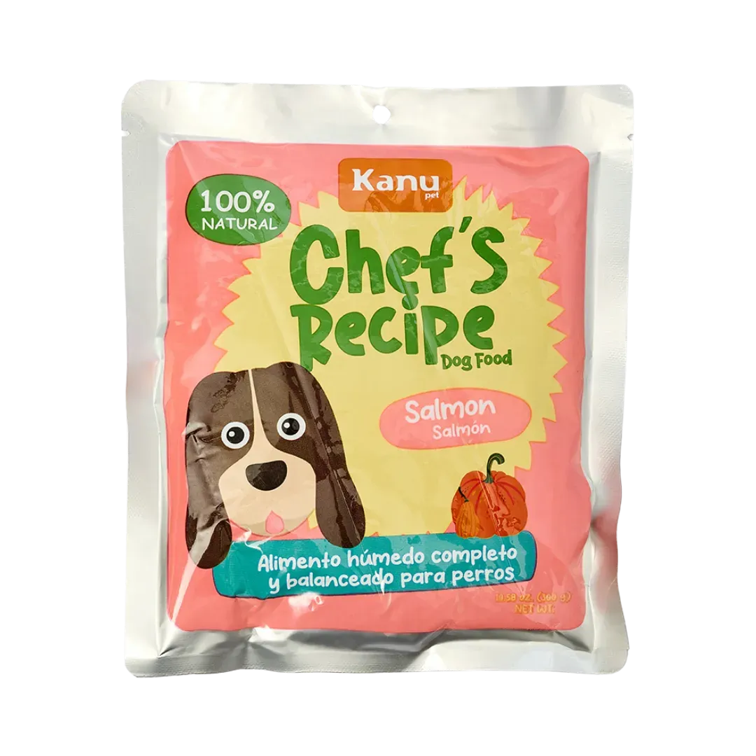 Alimento Húmedo Completo Chef's Recipe Salmón Kanu Pet para Perros