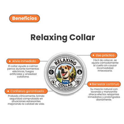 Collar Relajante con Fermonas Relaxing Kanu Pet para Perros