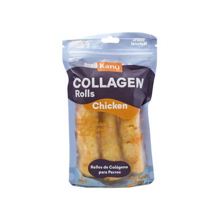 Snack Colágeno de Pollo Kanu Pet para Perro. No es Carnaza 3 Unds - {{ Kanu Pet }}