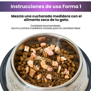 Suplemento K-Booster de Camarón Liofilizado Kanu Pet para gatos