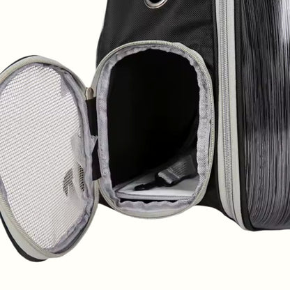 Cápsula Morral Negro Kanu Pet para Gato