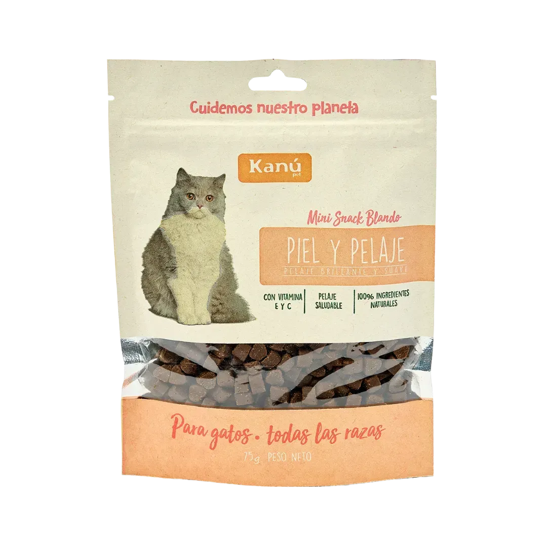 Galletas Piel y Pelaje Kanu Pet para gatos