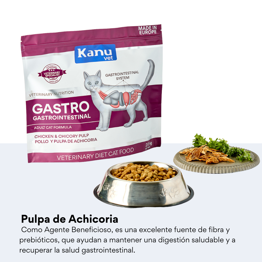 Alimento Medicado Kanu Vet Gastrointestinal para Gato Adultos - {{ Kanu Pet }}