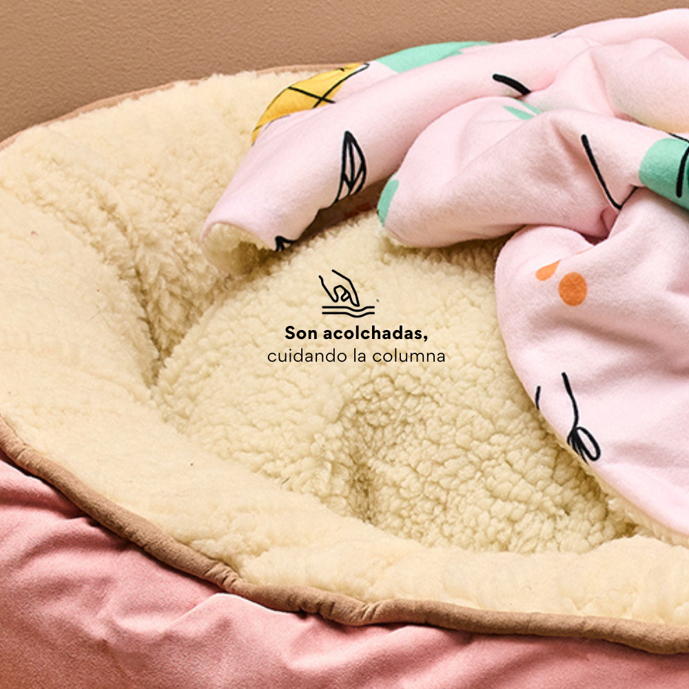 Cama Redonda Ovejero Rosada Kanu Pet para Perro - {{ Kanu Pet }}