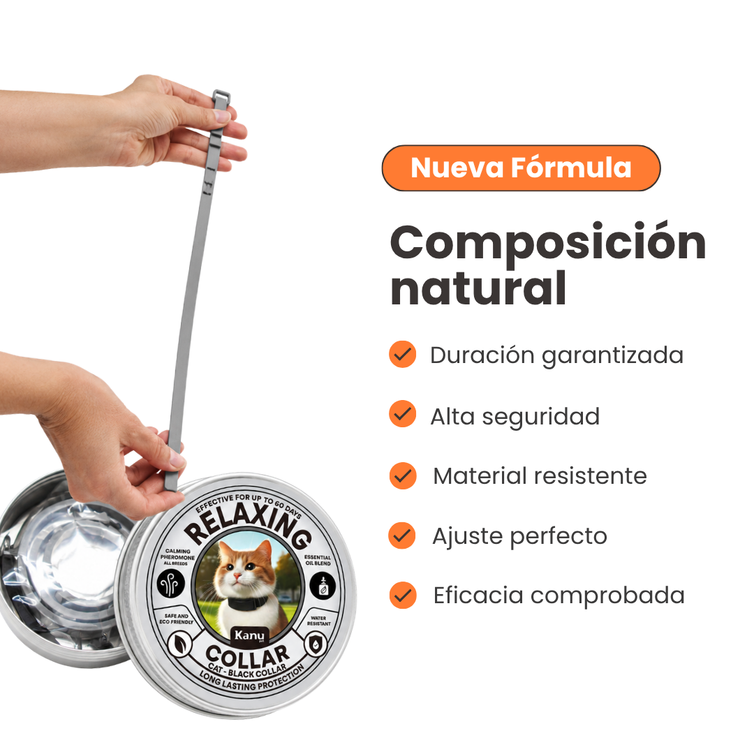 Collar Relajante con Fermonas Relaxing Kanu Pet para Gato
