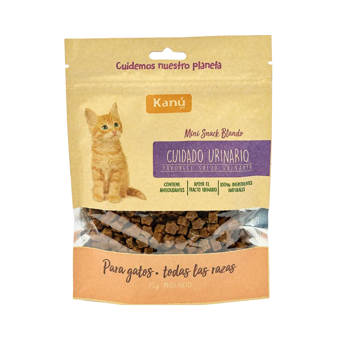 Mini Snacks Blandos Kanu Pet Gatos Cuidado Urinario Para Gato