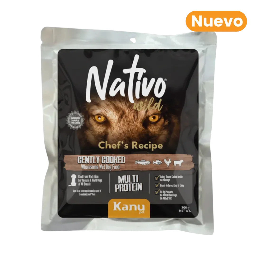 Alimento Húmedo Nativo Wild Chef’s Recipe Multi Protein Kanu Pet para Perros