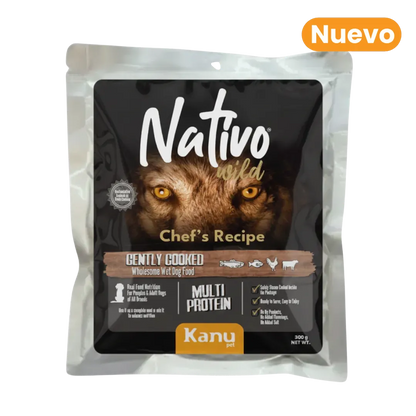 Alimento Húmedo Nativo Wild Chef’s Recipe Multi Protein Kanu Pet para Perros