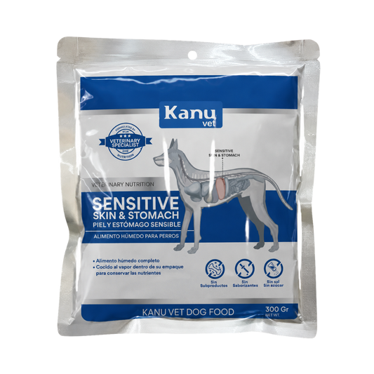 Alimento Húmedo Medicado Kanu Vet Piel y Estómago Sensible para Perros Adultos