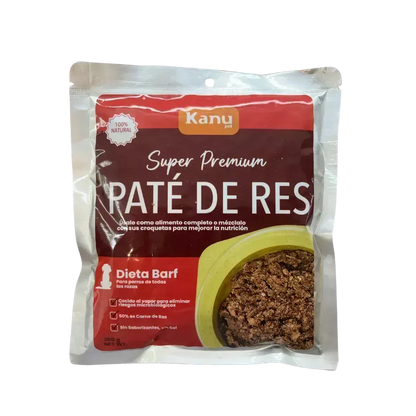 Alimento Húmedo Paté de Res Kanu Pet para Perros
