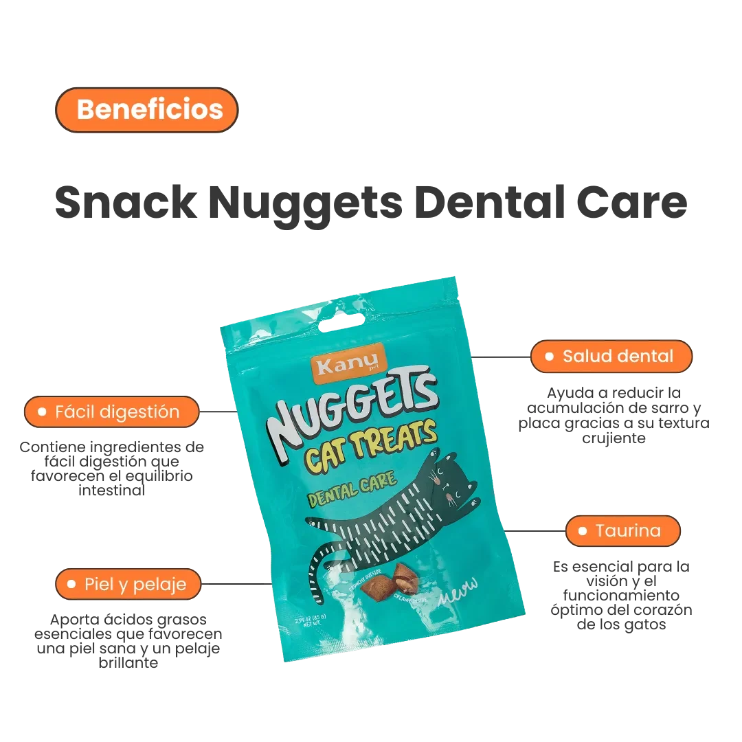 Snack Nuggets Dental Care Kanu Pet para Gato