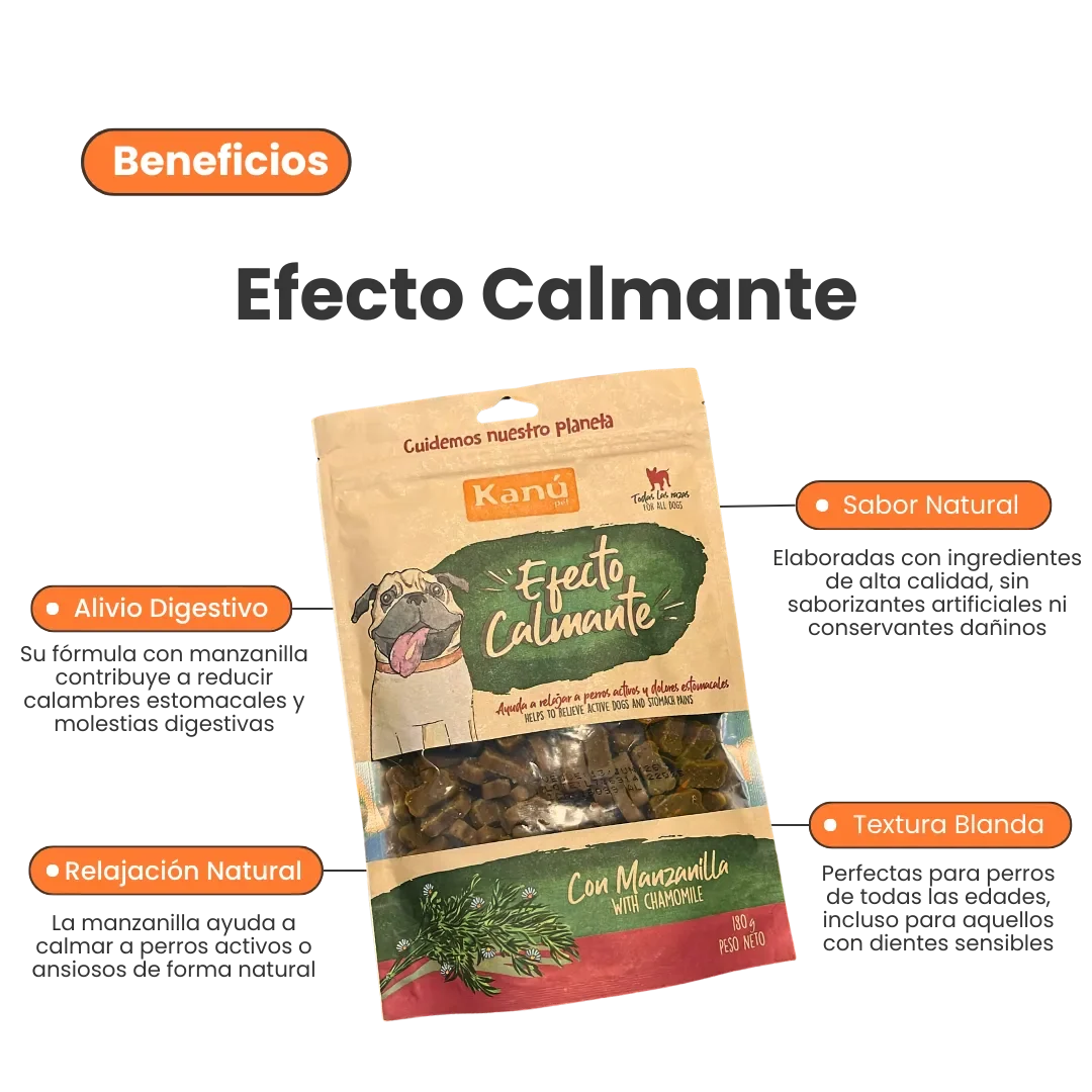 Galleta Efecto Calmante Kanu Pet para perros