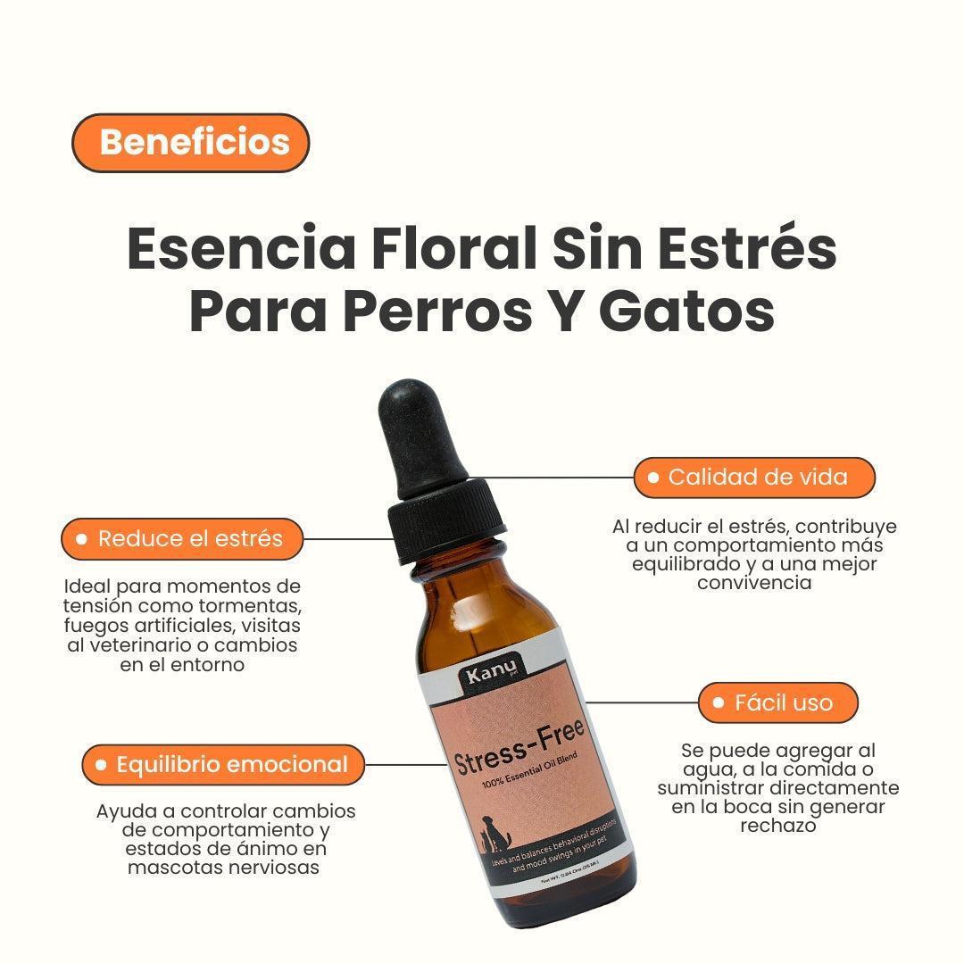 Esencia Floral Sin Estrés Kanu Pet para perros y gatos