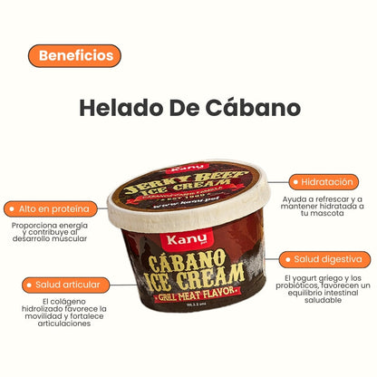 Helado de Cábano Kanu Pet para Perro y Gato