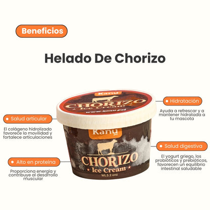 Kanu Helado Chorizo Para Perro y Gato