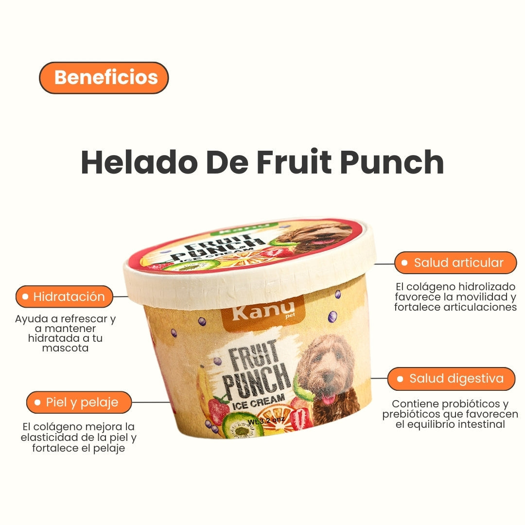 Kanu Helado Fruit Punch Para Perro y Gato