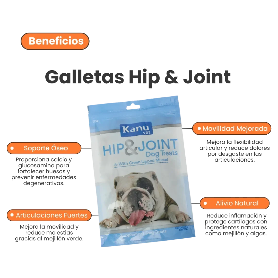 Snacks Kanu Vet Hip and Joint para perros