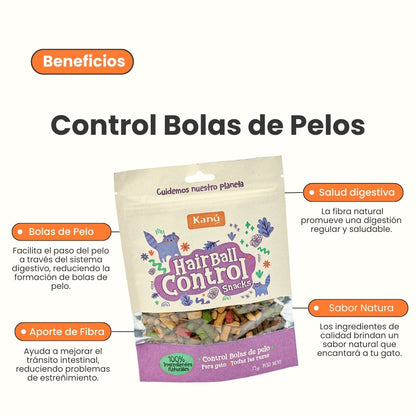 Galleta Hairball Control Kanu Pet para gatos