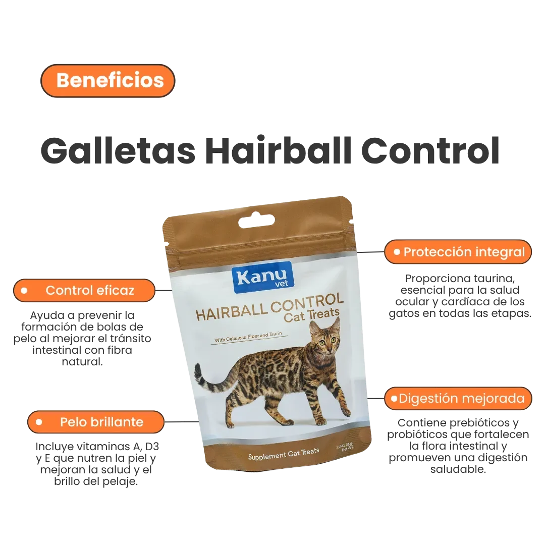 Snacks Nuggets Hairball Control para Gatos