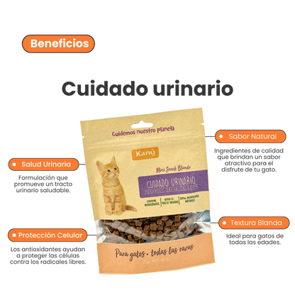 Mini Snacks Blandos Kanu Pet Gatos Cuidado Urinario Para Gato