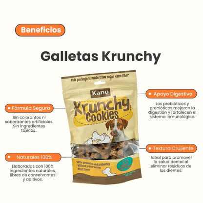 Galletas Krunchy Kanu Pet para perros