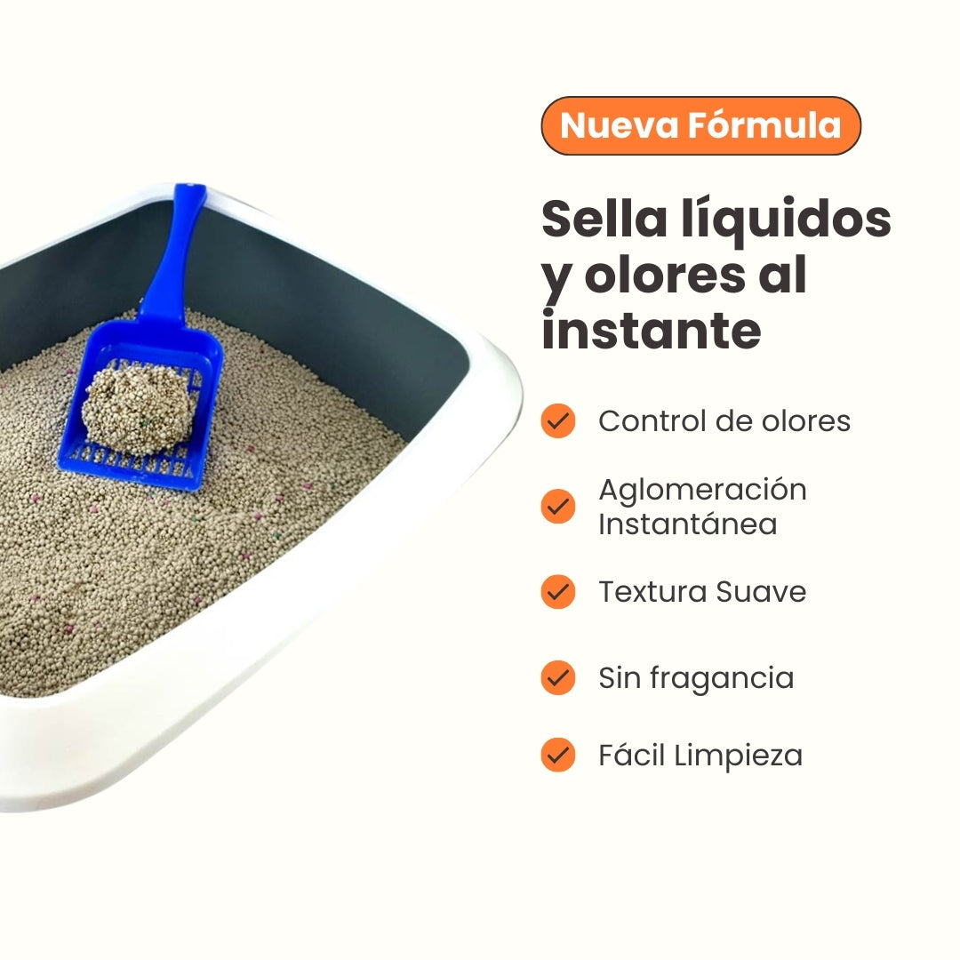 Arena Canadiense Kanu Pet Premium Cat Litter para Gato. Con Carbón Activado