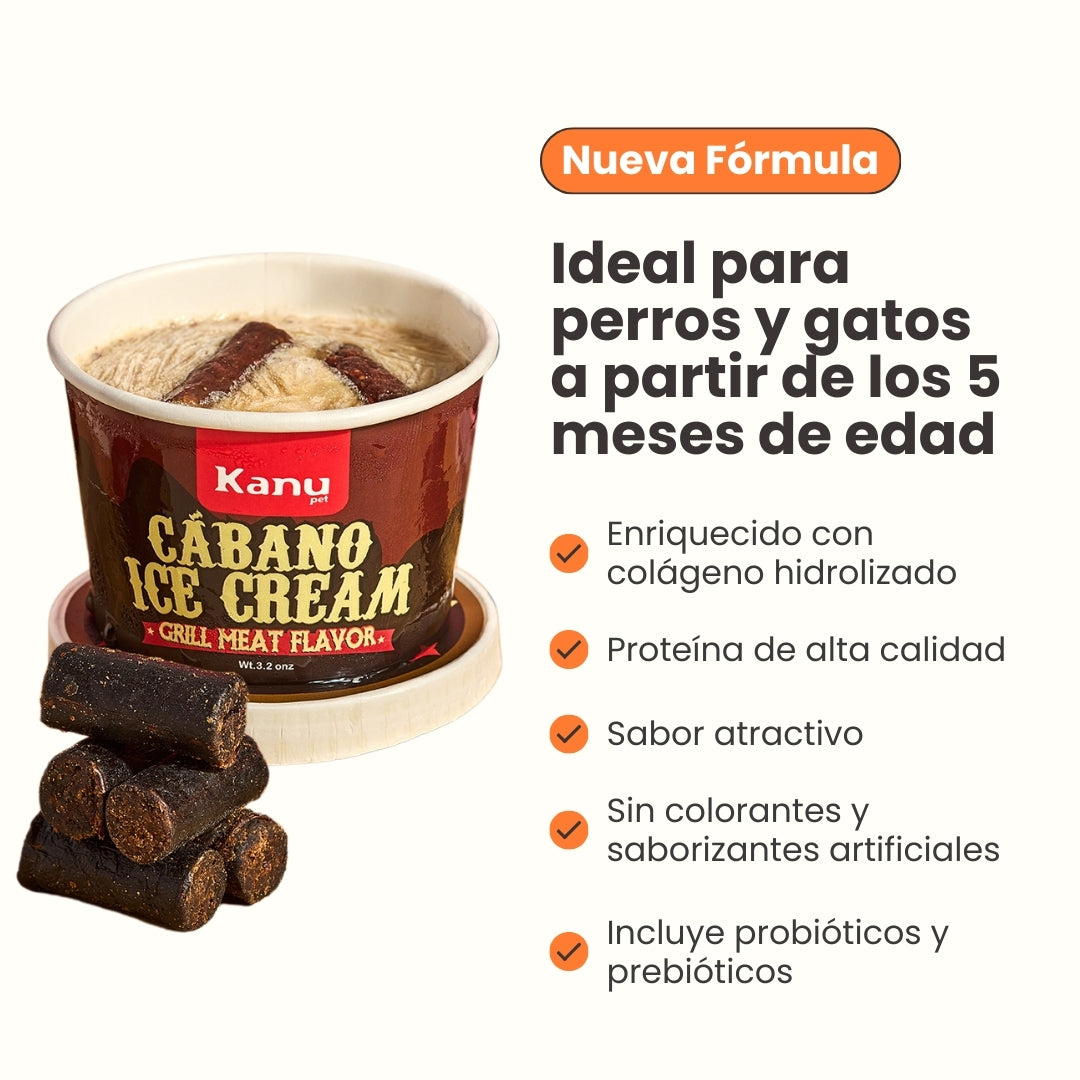 Helado de Cábano Kanu Pet para Perro y Gato
