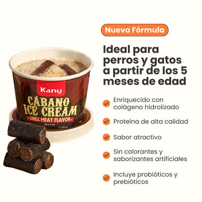 Helado de Cábano Kanu Pet para Perro y Gato
