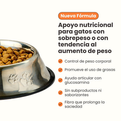 Alimento Seco Medicado Kanu Vet Weight Reduction para Gato Adultos
