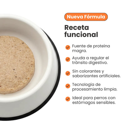 Alimento Congelado Burger sabor Pollo Kanu Pet para Perros 100% Comida Real