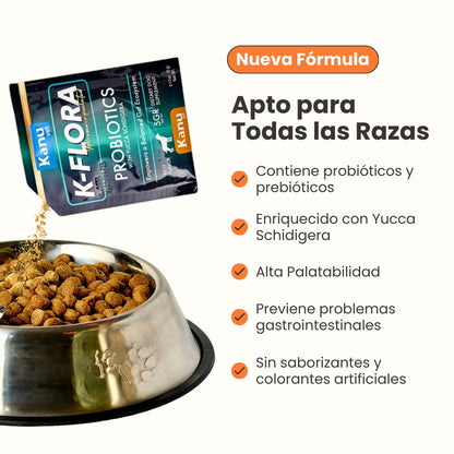 Suplemento Probiótico para perros K-Flora Sobre