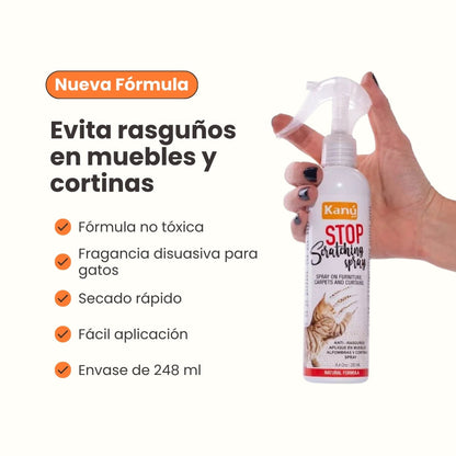 Spray de Entrenamiento Stop Scratching Kanu Pet para Gato
